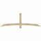 Ekena Millwork Bellingham Rough Sawn Timber Gable Bracket, Douglas Fir, 84"W x 28"H x 2"D x 4"F, 8/12 Pitch GBW084X28X0204BEL00RDF - alternate 1